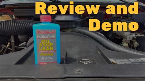 does blue devil stop leak work|How to Fix an Oil Leak